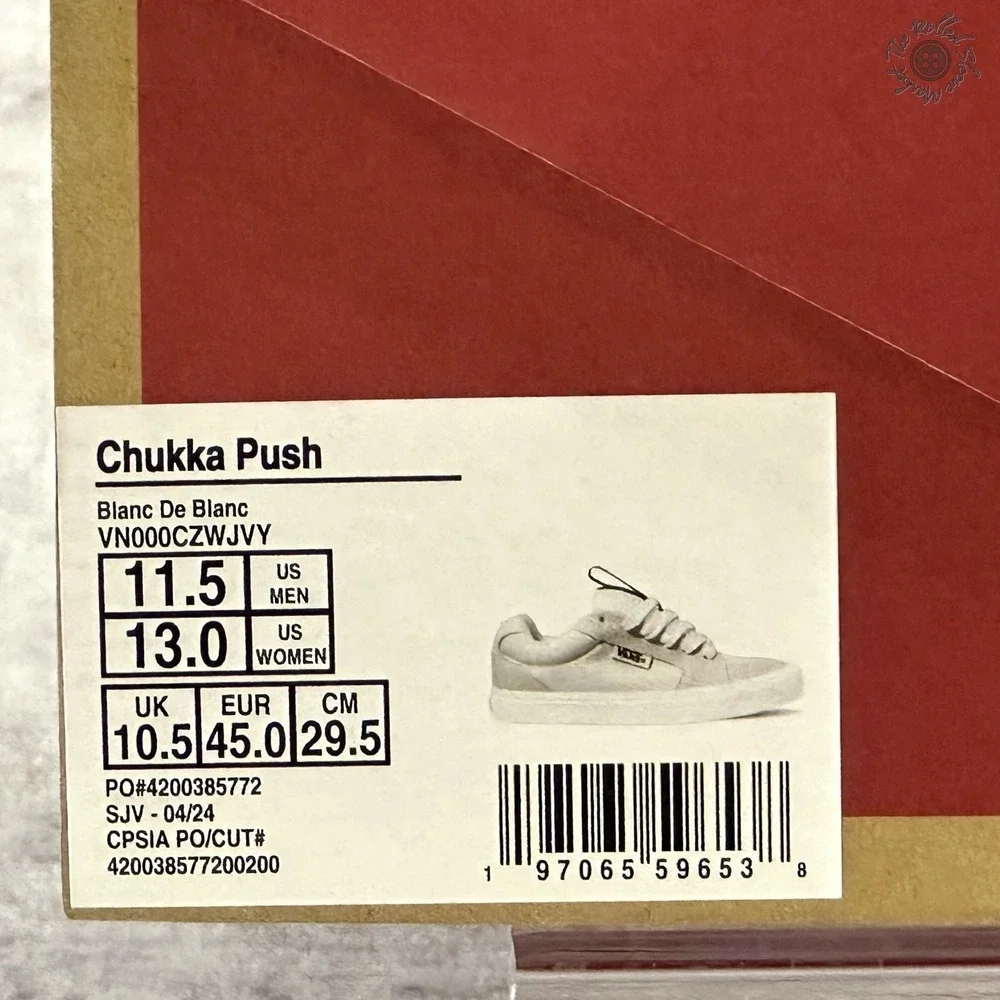 NIB - Vans Chukka Push 